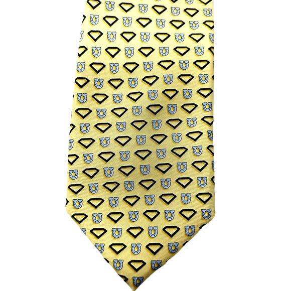 Vineyard Vines Silk Tie Custom Collection Gemologist Winstar Farms Horseshoes - Picture 9 of 9